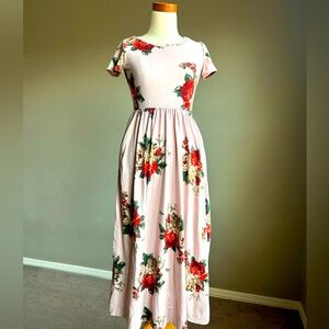 Girls Reborn J Buttery Soft Floral Dress- Size Large